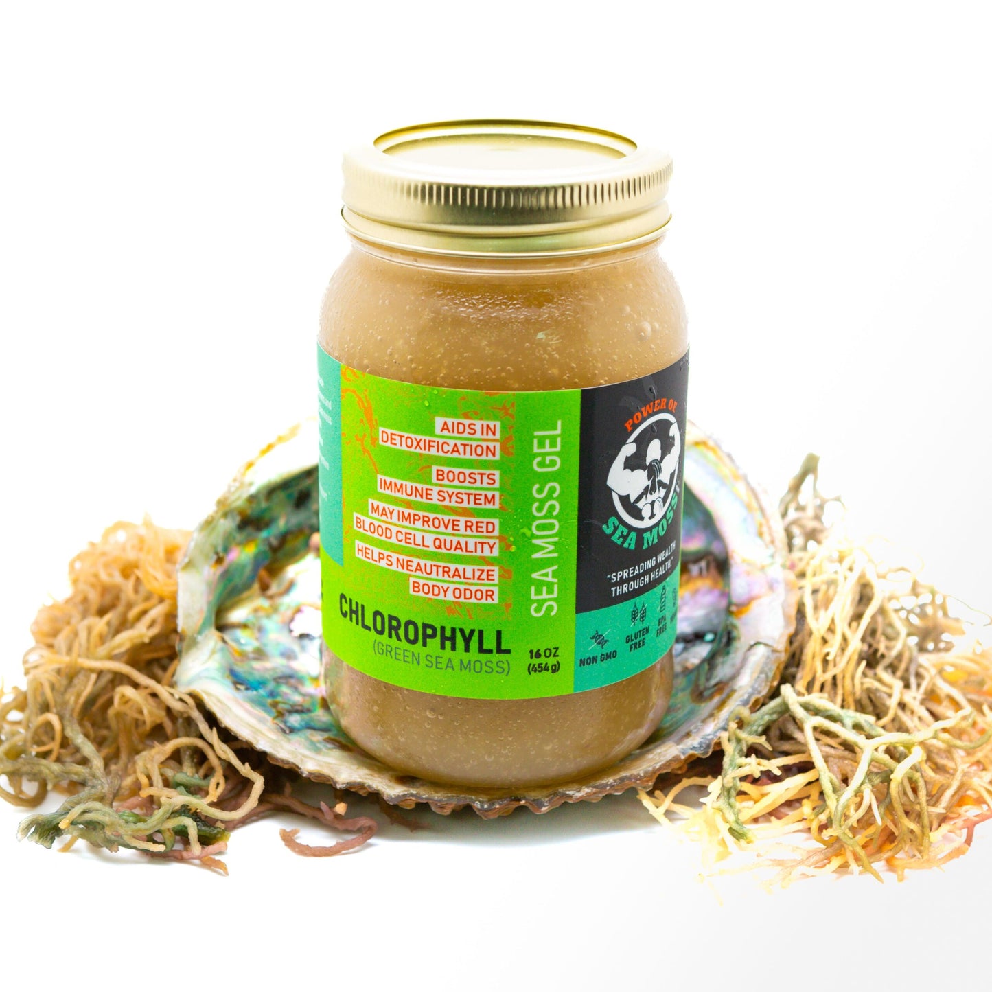 Chlorophyll Green Sea Moss Gel