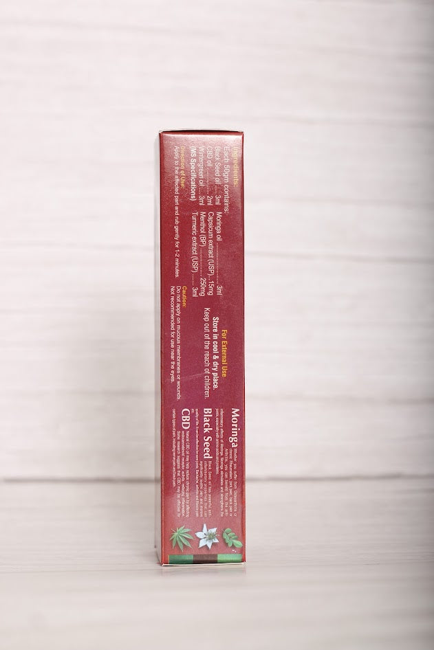 Black Seed, Moringa & CBD Pain Relief Cream