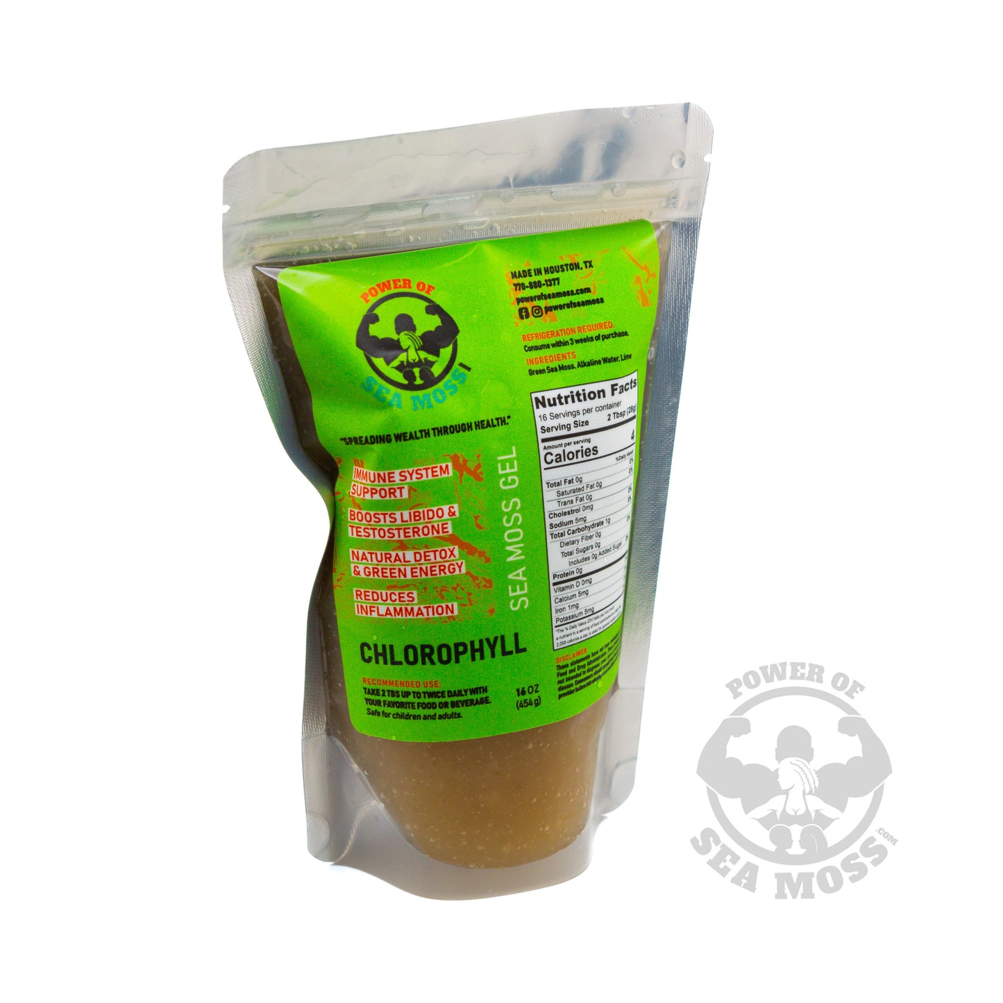 Chlorophyll Green Sea Moss Gel