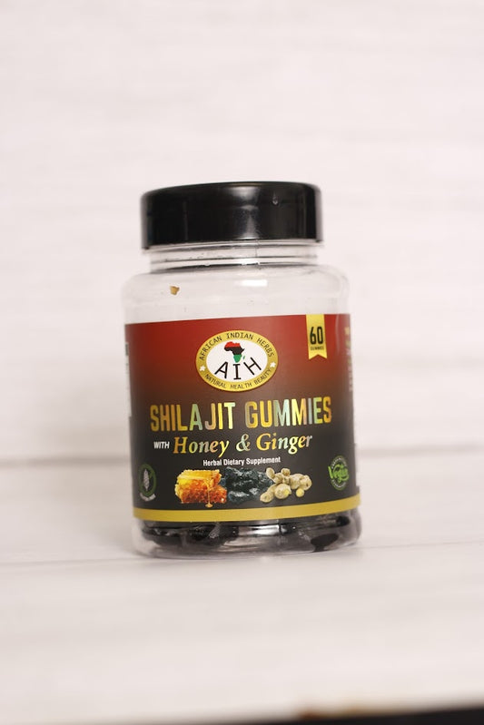 Shilajit Gummies with Honey & Ginger