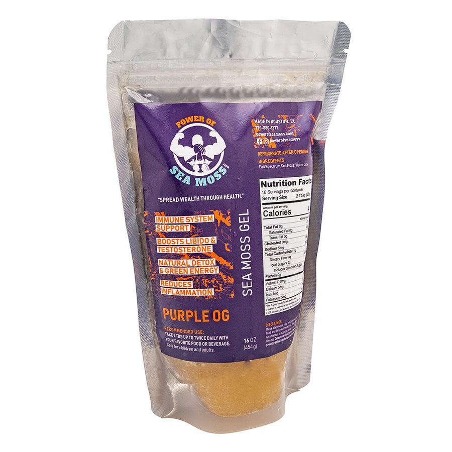 Purple OG Sea Moss Gel