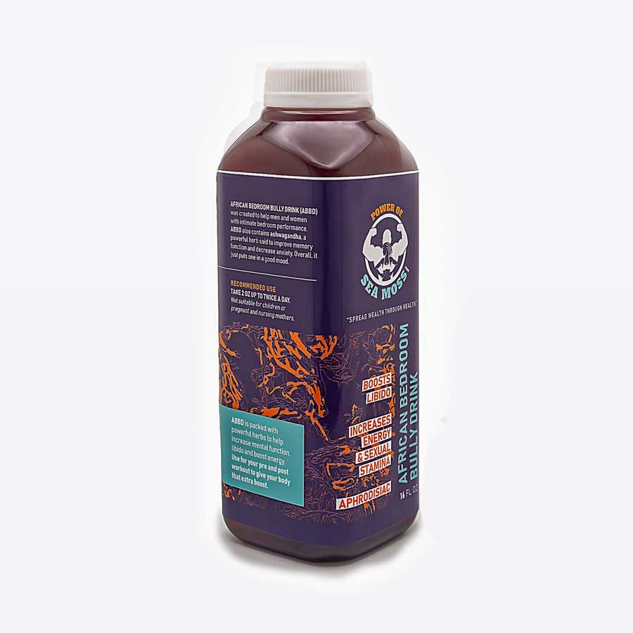 16oz African Bedroom Bully Drink and Mighty Mango Sea Moss Gel Combo