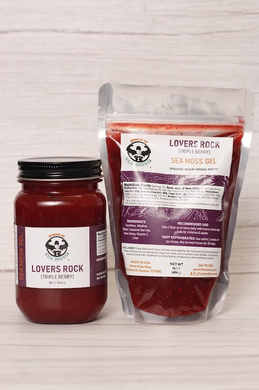Lovers Rock - Triple Berry Sea Moss Gel