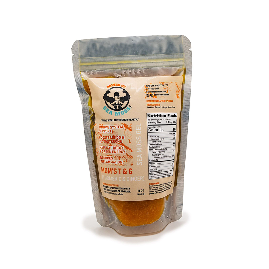 Mom's T&G - Turmeric & Ginger Sea Moss Gel