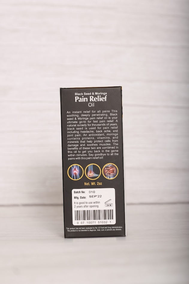 Black Seed & Moringa Pain Relief Oil