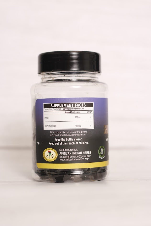 Shilajit Elderberry Gummies