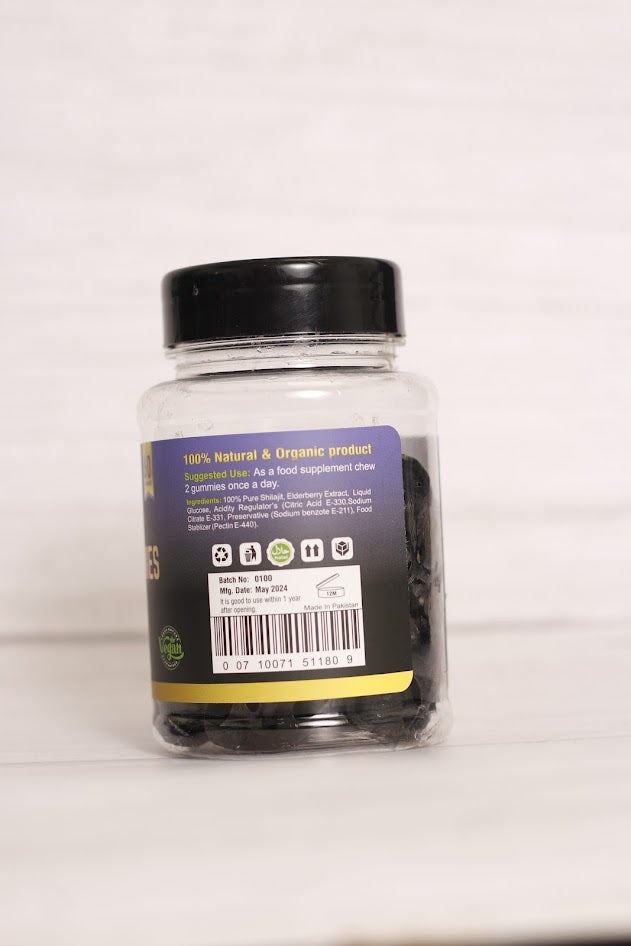 Shilajit Elderberry Gummies