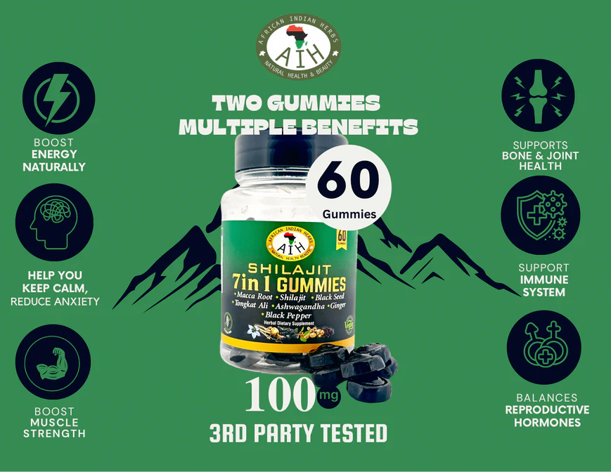 Gomitas de Shilajit 7 en 1