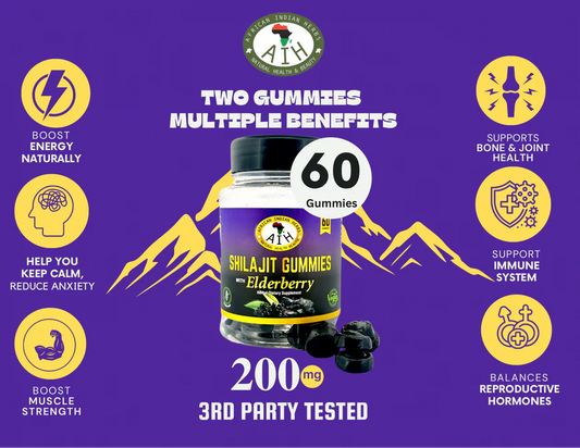 Gomitas de saúco Shilajit