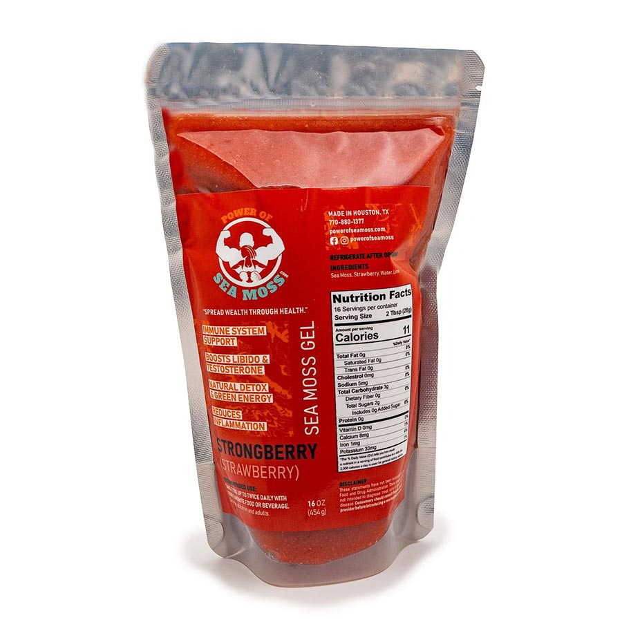 Strongberry - Strawberry Sea Moss Gel